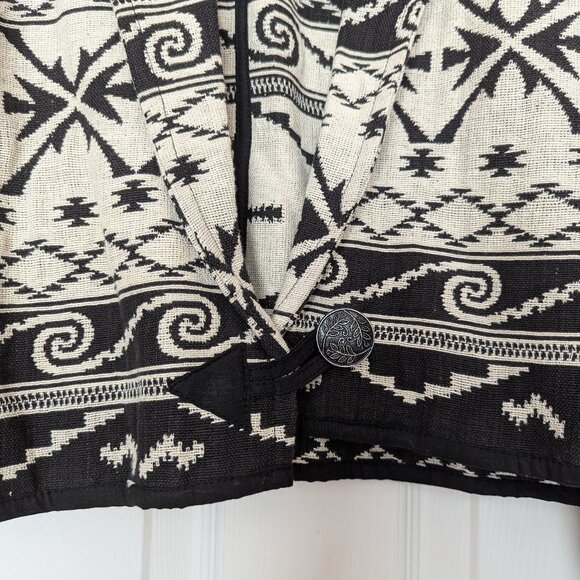 Vintage Flashback Aztec Print Tapestry Jacket Women's Medium - Picture 6 of 8